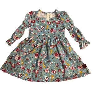 Matilda Jane Paint‎ By Numbers Easter Bunny Rabbit Blue Dress 4